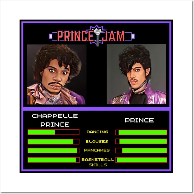 Prince vs Chappelle Prince - Prince Jam Edition Wall Art by M.I.M.P.